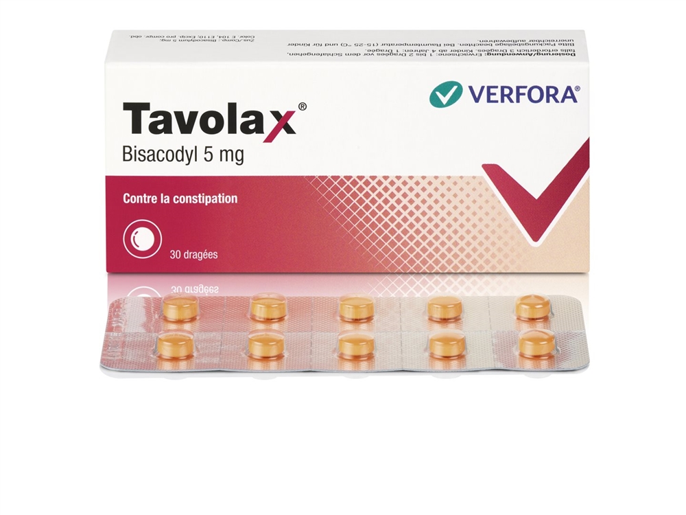 TAVOLAX drag 5 mg 30 pce