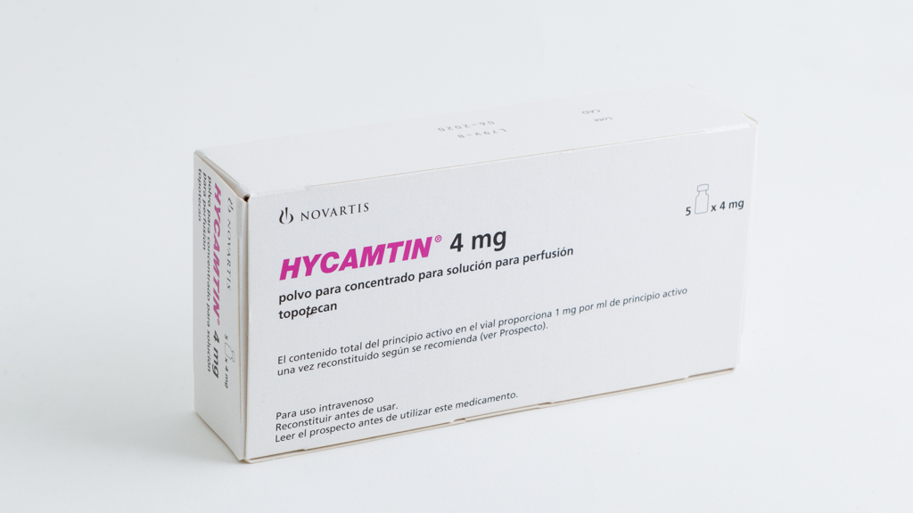 HYCAMTIN subst sèche 4 mg flac 5 pce