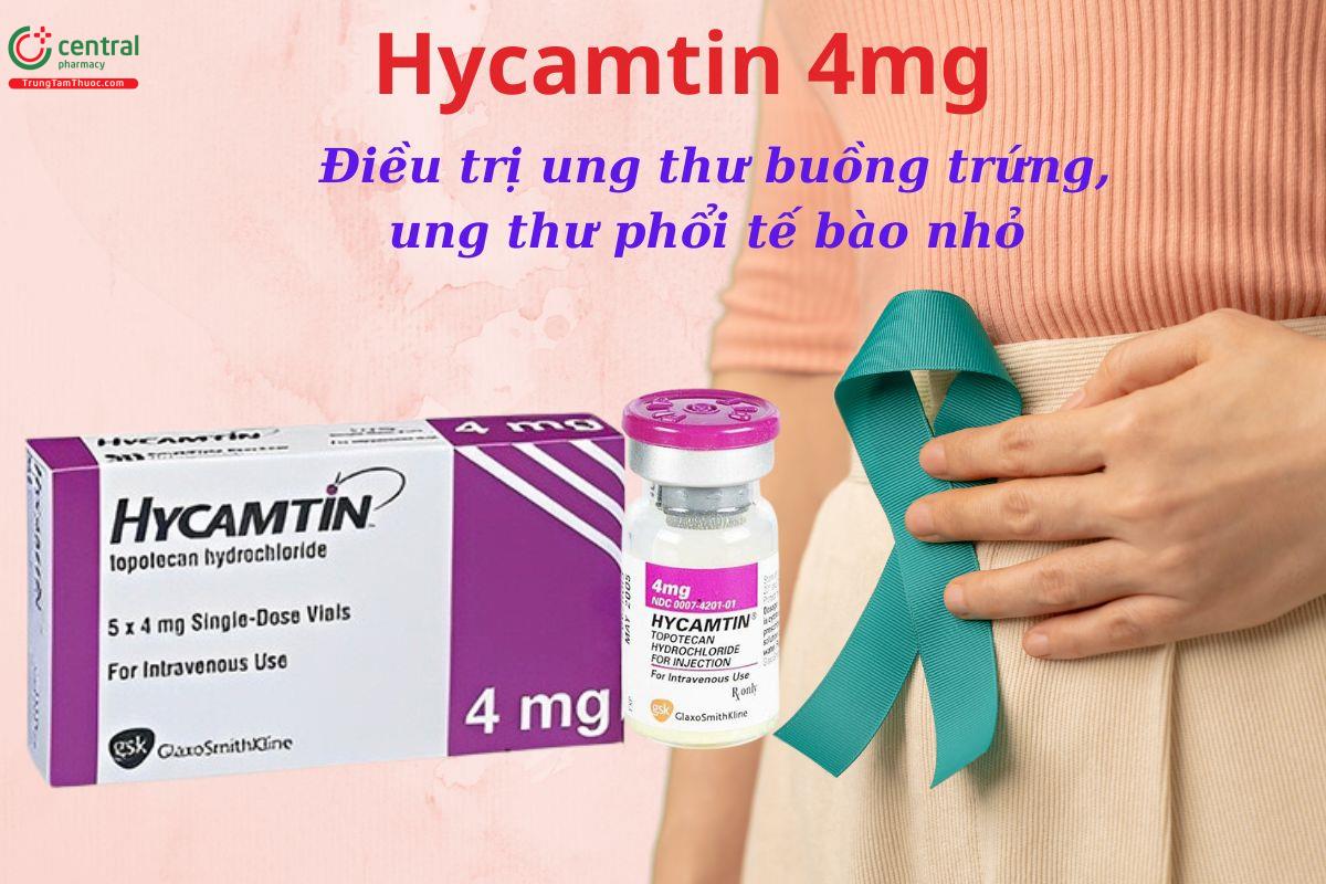 HYCAMTIN subst sèche 4 mg flac