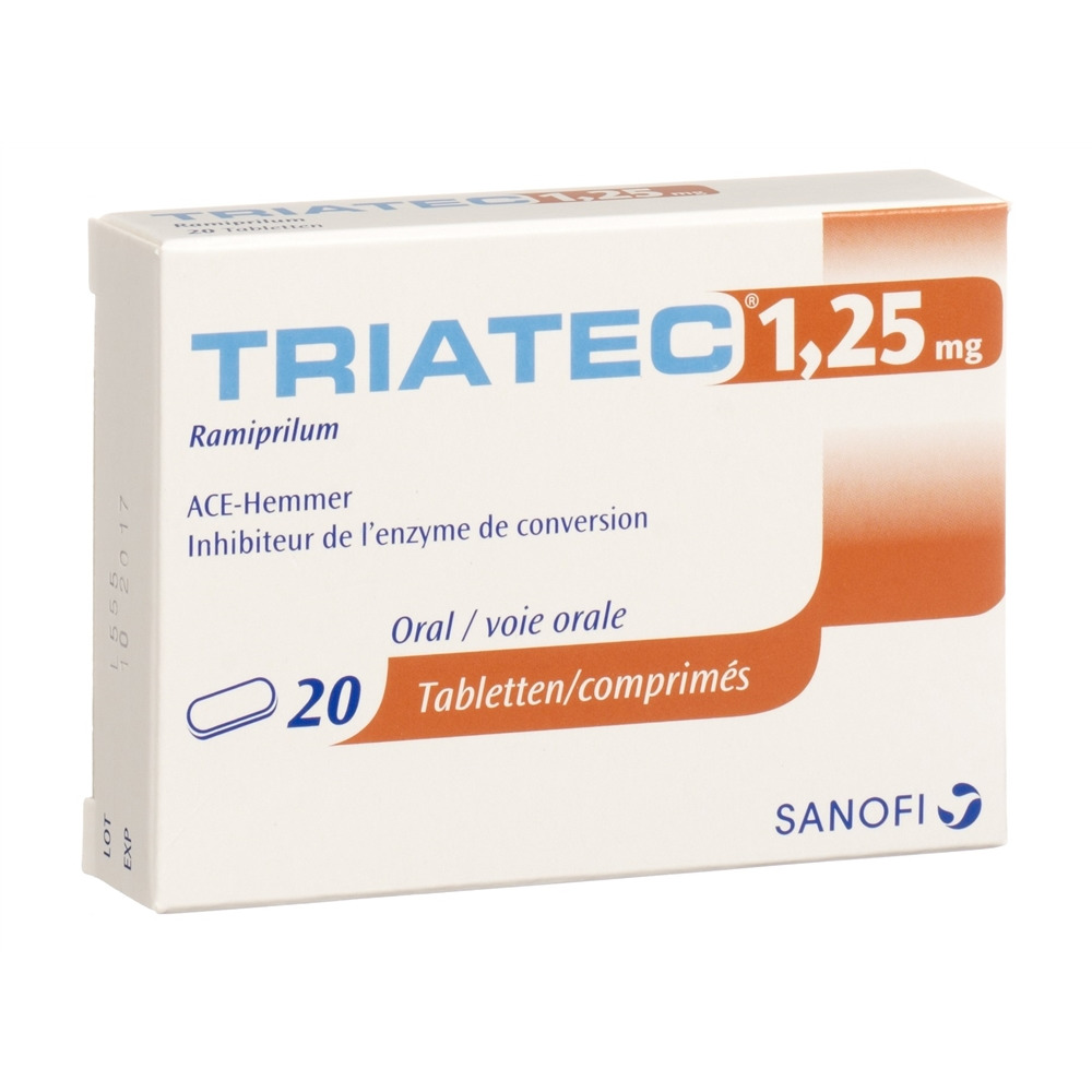 Triatec 1,25 mg, comprimés