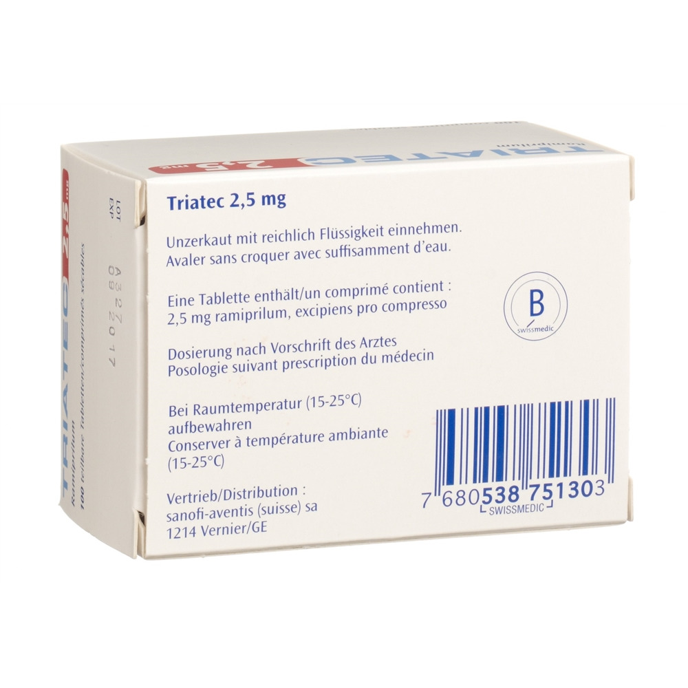 TRIATEC cpr 2.5 mg 100 pce