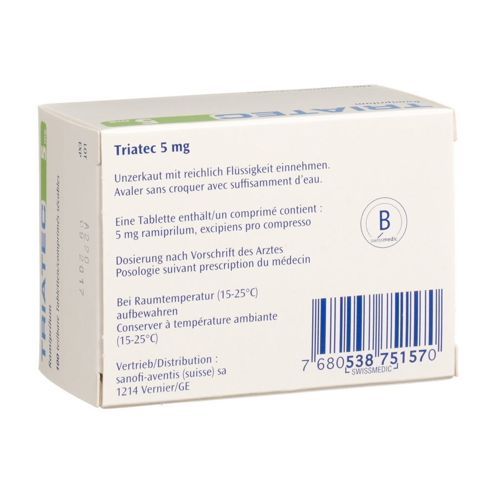 TRIATEC cpr 5 mg 100 pce