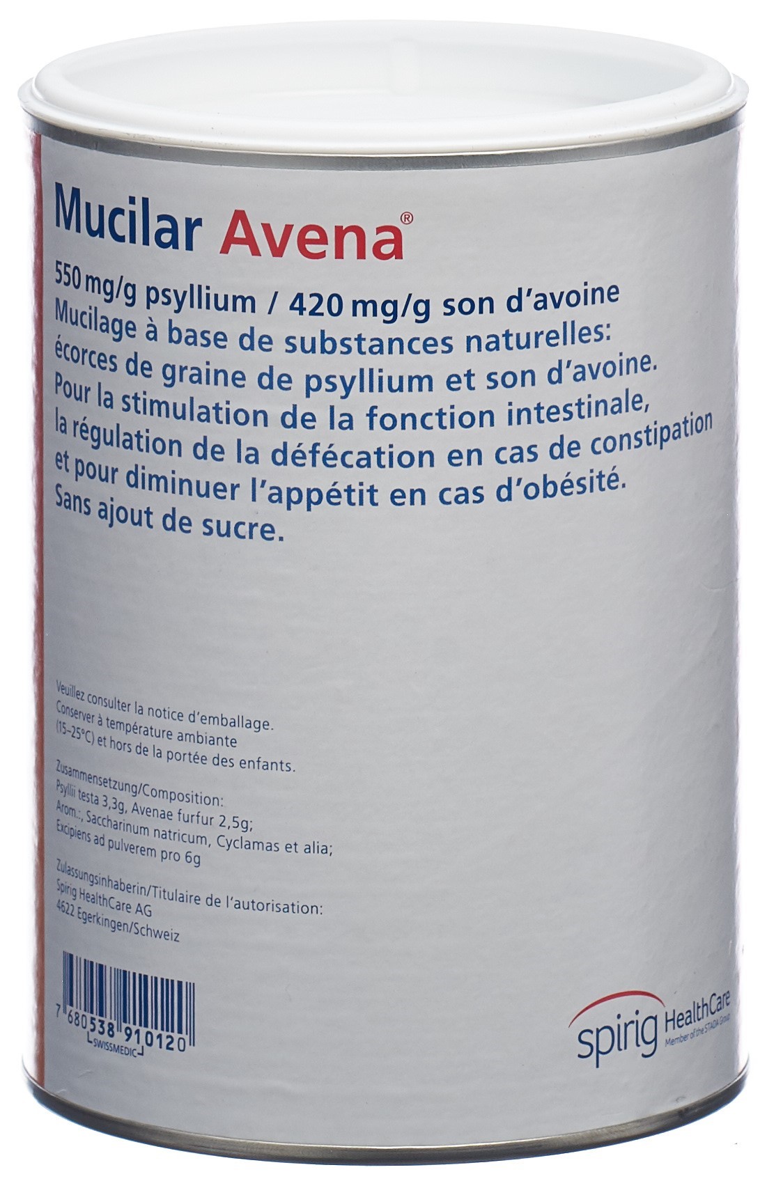 MUCILAR Avena pdr bte 300 g