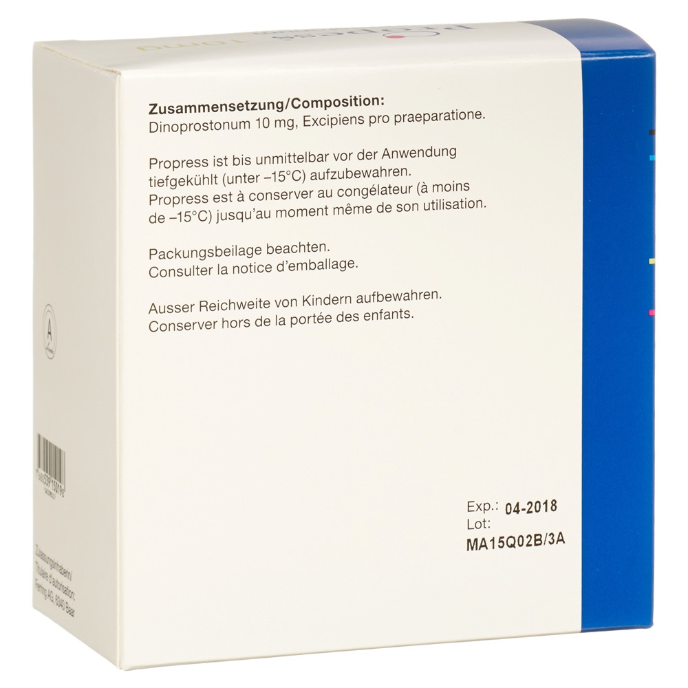 PROPESS disp vag 10 mg 5 pce