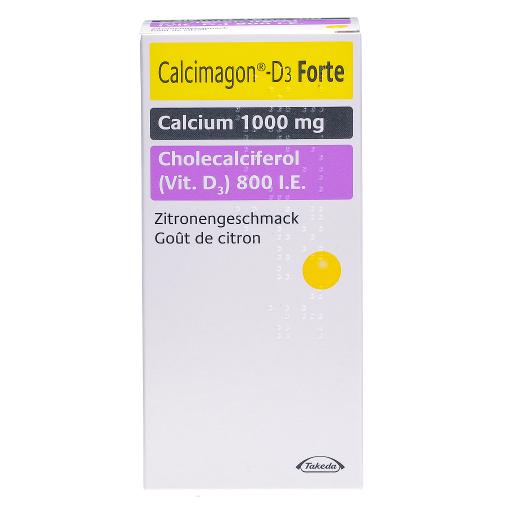 CALCIMAGON D3 Forte cpr croquer citron bte 90 pce