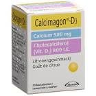 CALCIMAGON D3 cpr croquer 500/800 citron 30 pce