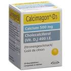CALCIMAGON D3 cpr croquer 500/400 citron 20 pce