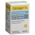 CALCIMAGON D3 cpr croquer 500/400 citron 60 pce