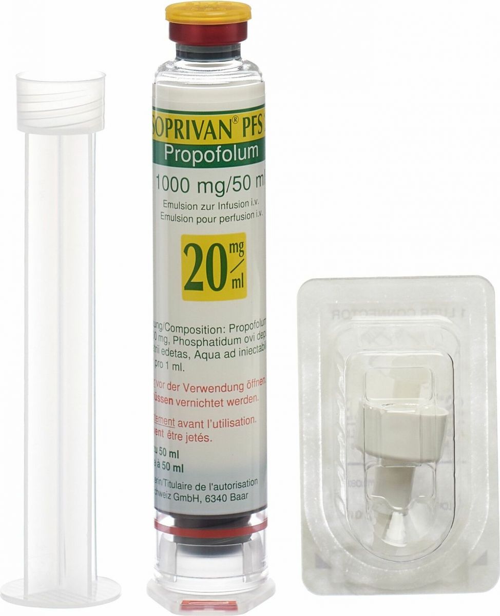 DISOPRIVAN PFS 2% 1 g/50ml ser pré 50 ml