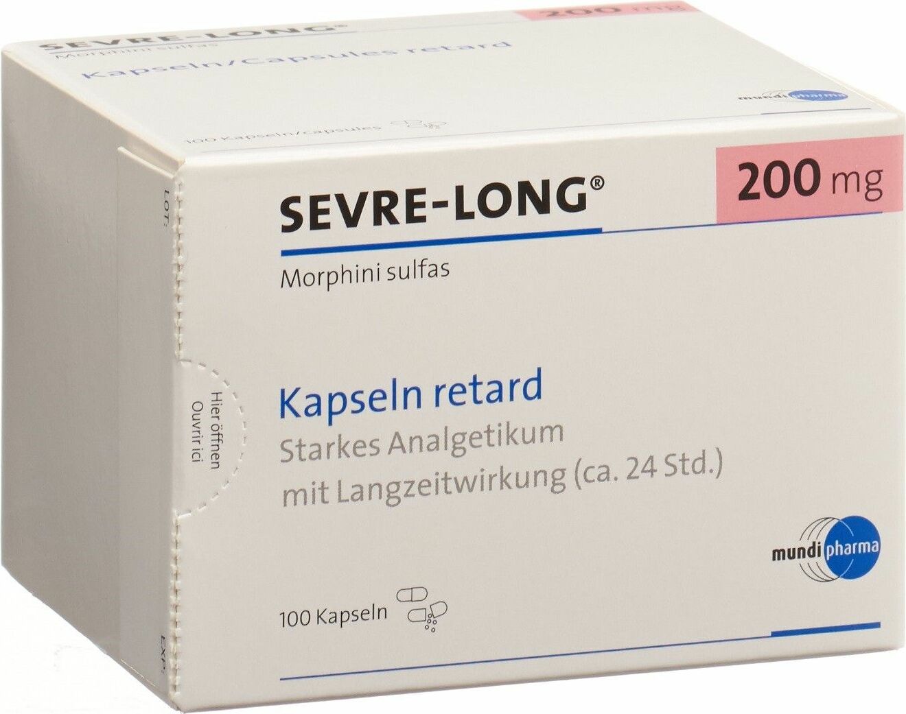 SEVRE-LONG caps ret 200 mg 100 pce