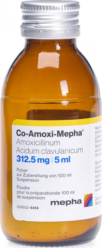 CO-AMOXI Mepha pdr 312.5 mg p susp 100 ml