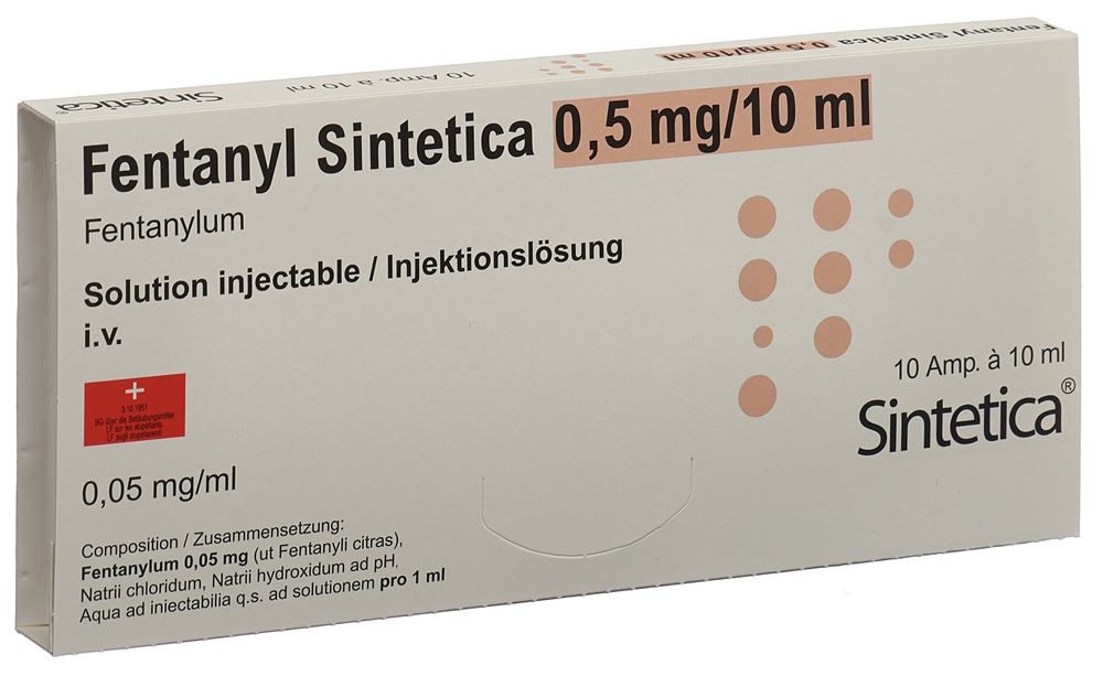 Fentanyl Sintetica 0.05 mg/1 ml, soluzione iniettabile