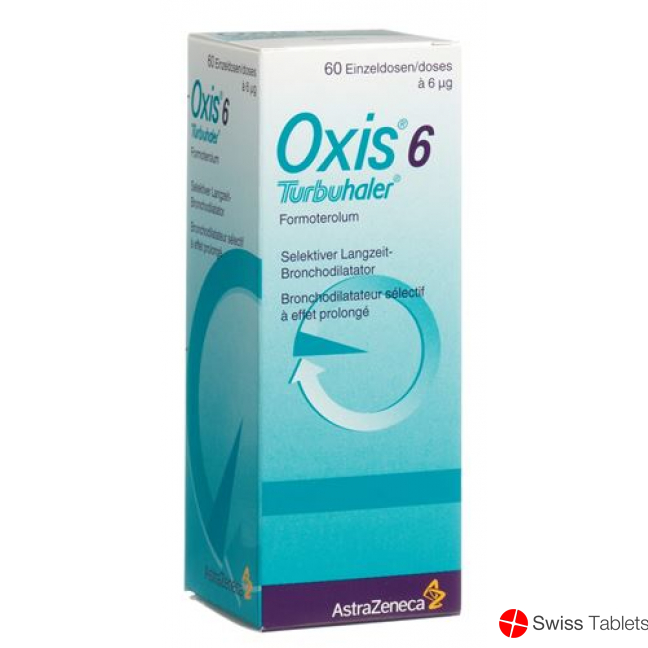 OXIS turbuhaler pdr inh 6 mcg/dose 60 dos