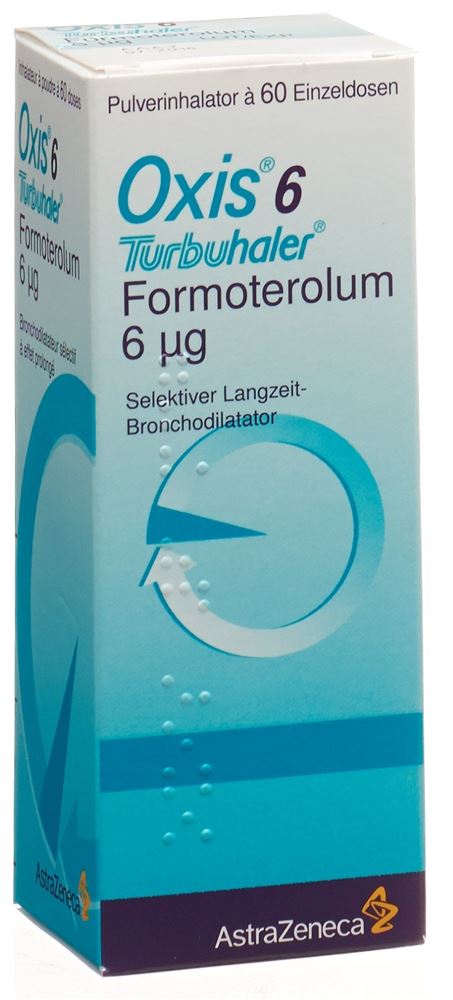 OXIS turbuhaler pdr inh 6 mcg/dose 60 dos