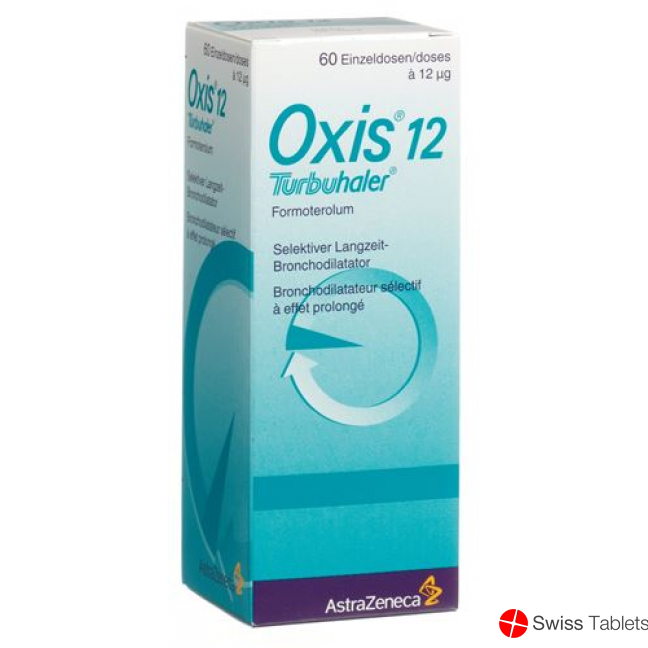 OXIS turbuhaler pdr inh 12 mcg/dose 60 dos
