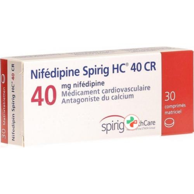 NIFEDIPIN Spirig HC CR cpr ret 40 30 pce