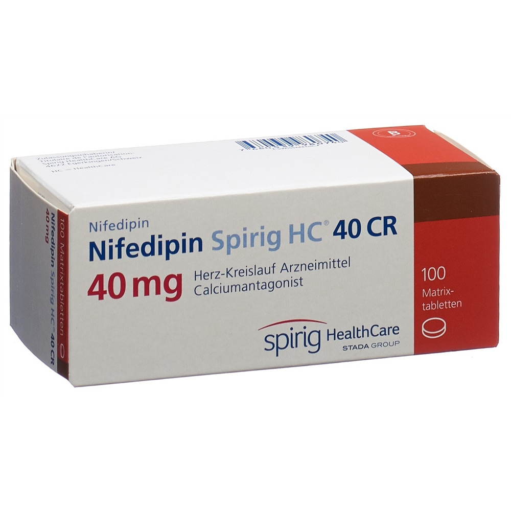 NIFEDIPIN Spirig HC CR cpr ret 40 30 pce