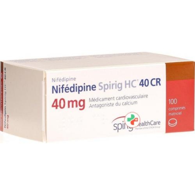 NIFEDIPIN Spirig HC CR cpr ret 40 100 pce