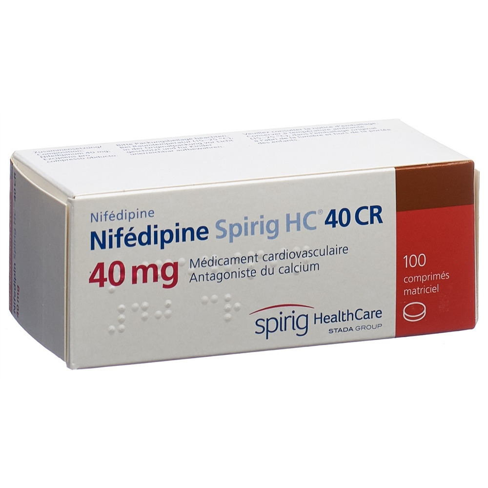 NIFEDIPIN Spirig HC CR cpr ret 40 100 pce