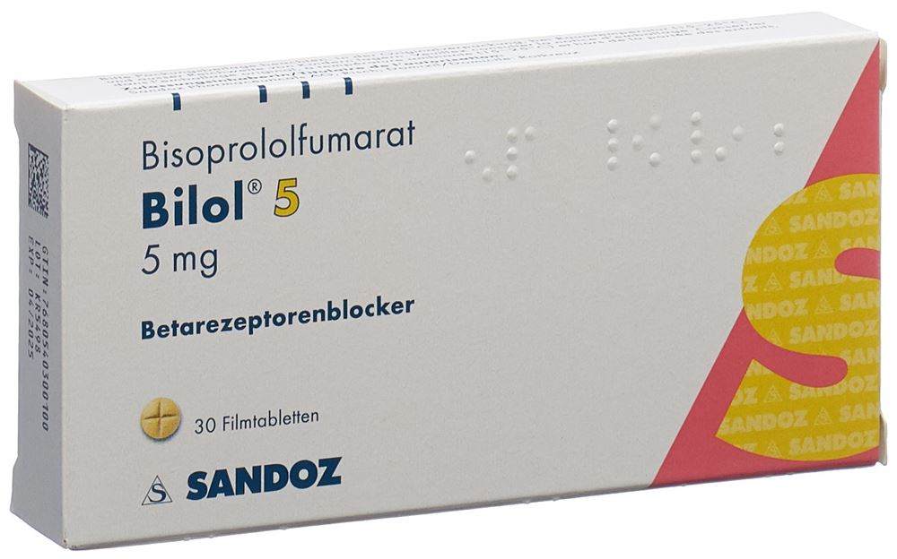 Bilol 5 mg, Filmtabletten
