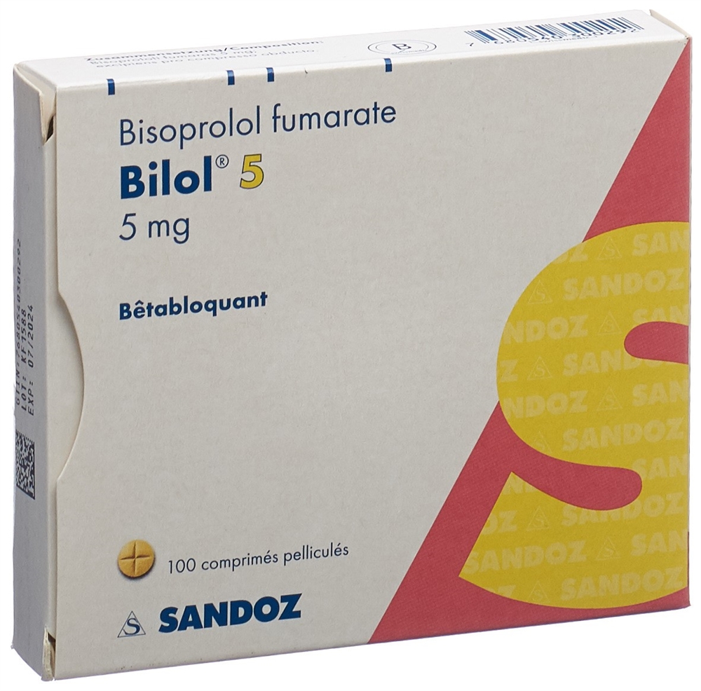 Bilol 5 mg, Filmtabletten