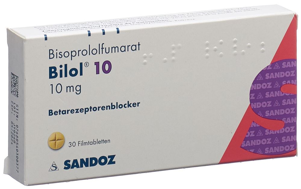 BILOL cpr pell 10 mg 30 pce