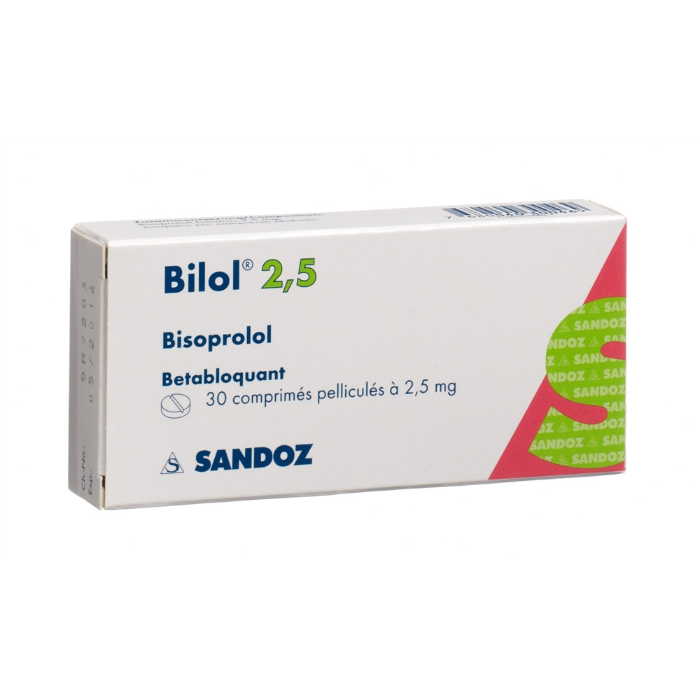 Bilol 2.5 mg, Filmtabletten