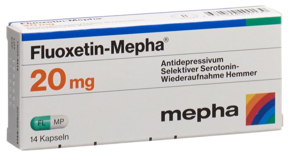 FLUOXETIN Mepha caps 20 mg 14 pce
