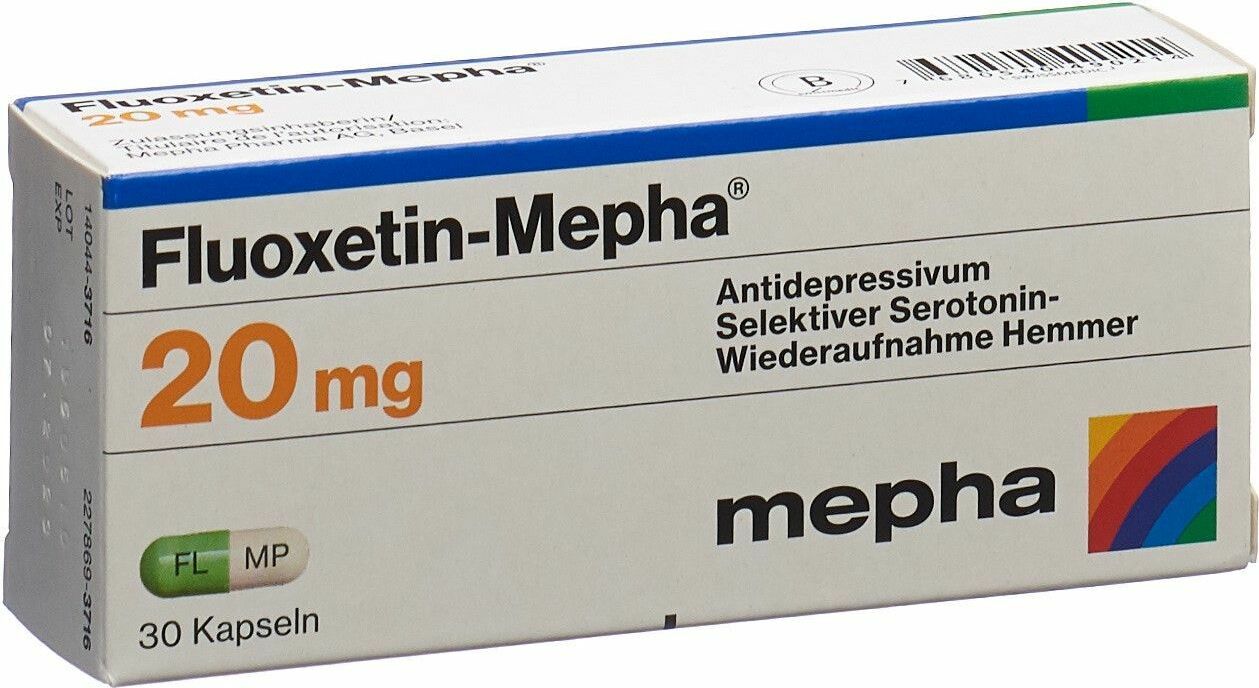 FLUOXETIN Mepha caps 20 mg 30 pce