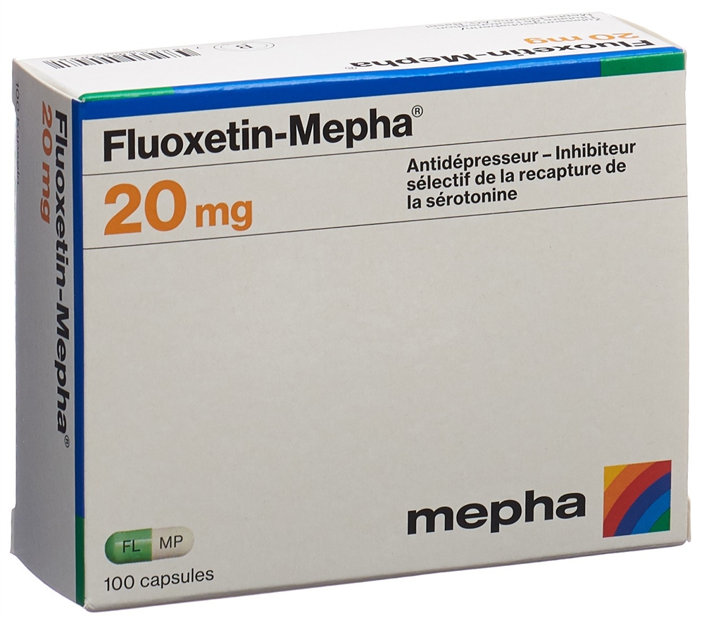 FLUOXETIN Mepha caps 20 mg 100 pce