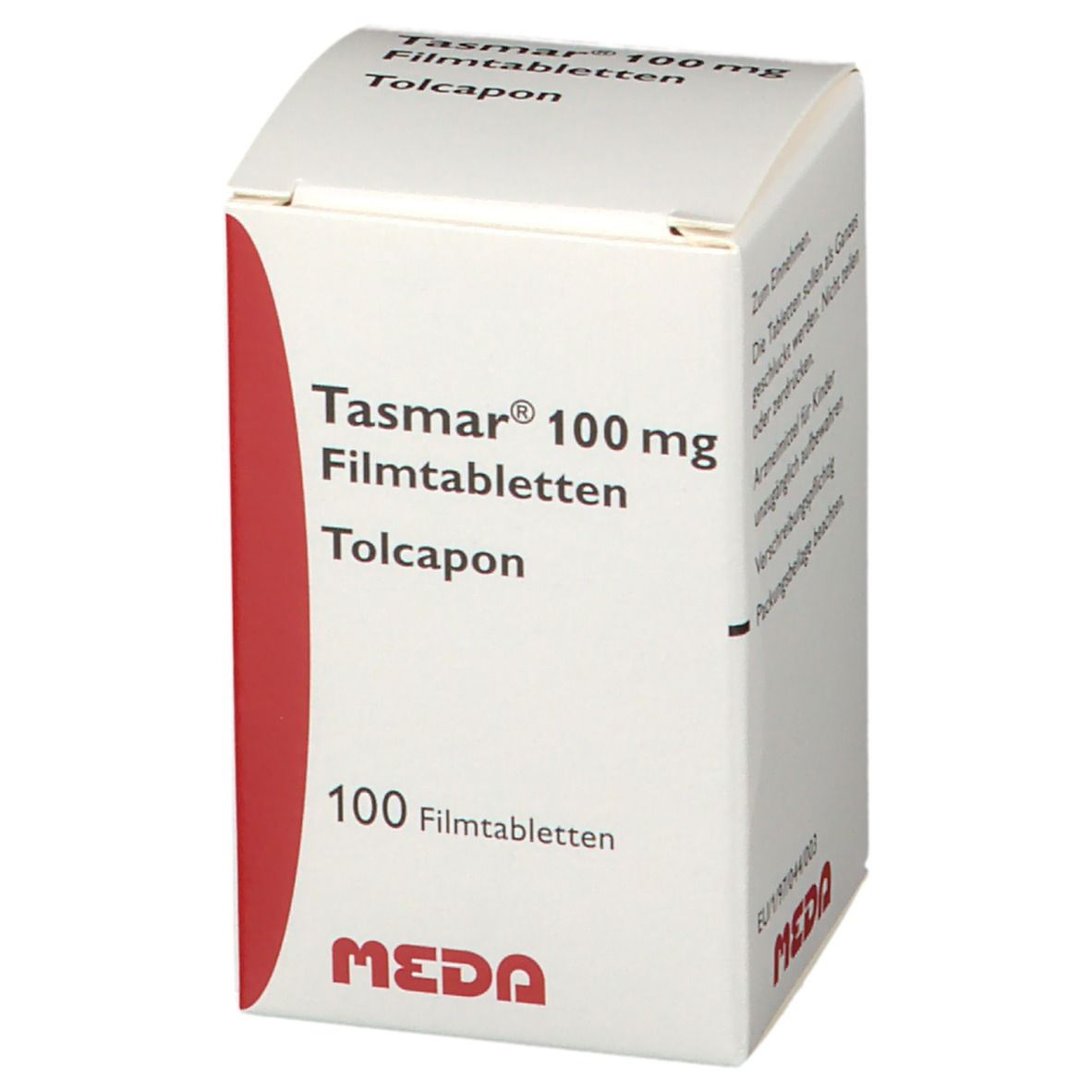 TASMAR cpr pell 100 mg fl 100 pce