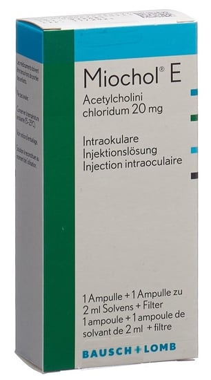 MIOCHOL E subst sèche 20 mg c solv (2 ml) vial