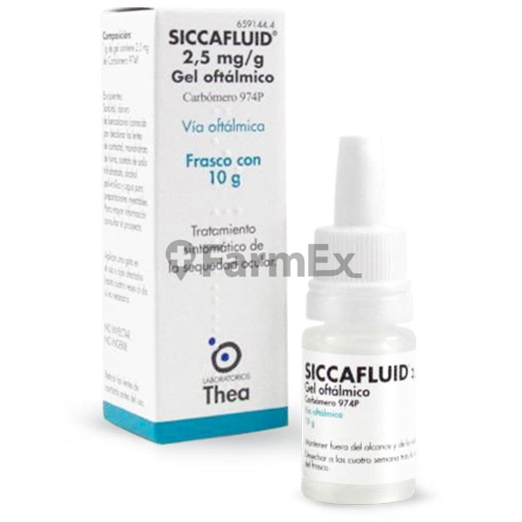 SICCAFLUID gel opht 0.25 % fl 10 g