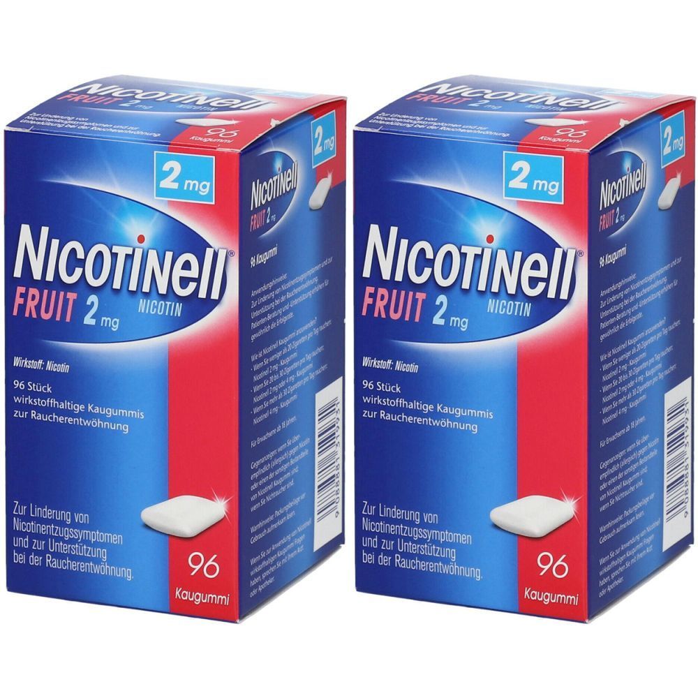 Nicotinell Fruit 2 mg, Kaugummi