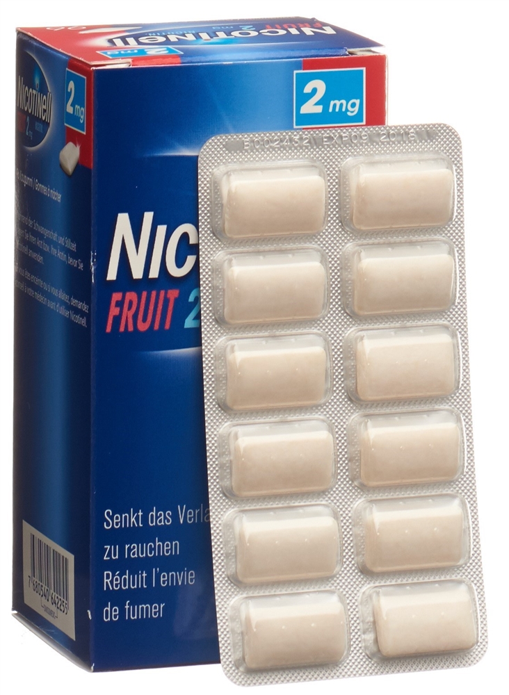 NICOTINELL Gum 2 mg fruit 96 pce