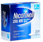 NICOTINELL Gum 2 mg cool mint 204 pce