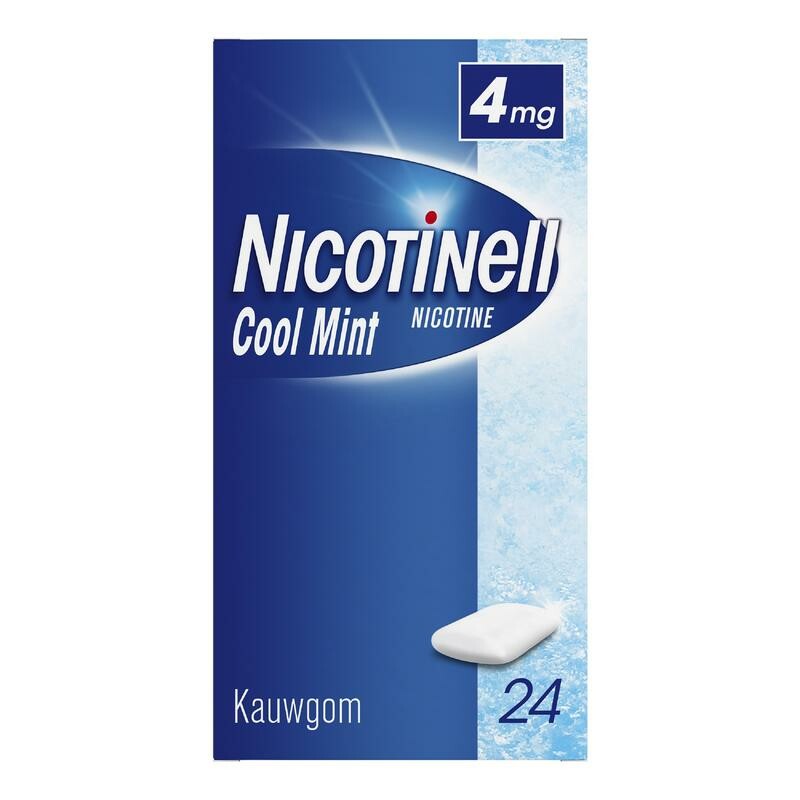 NICOTINELL Gum 4 mg cool mint 24 pce