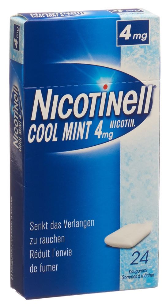 Nicotinell Cool Mint 4 mg, wirkstoffhaltiges Kaugummi