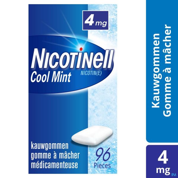 NICOTINELL Gum 4 mg cool mint 96 pce