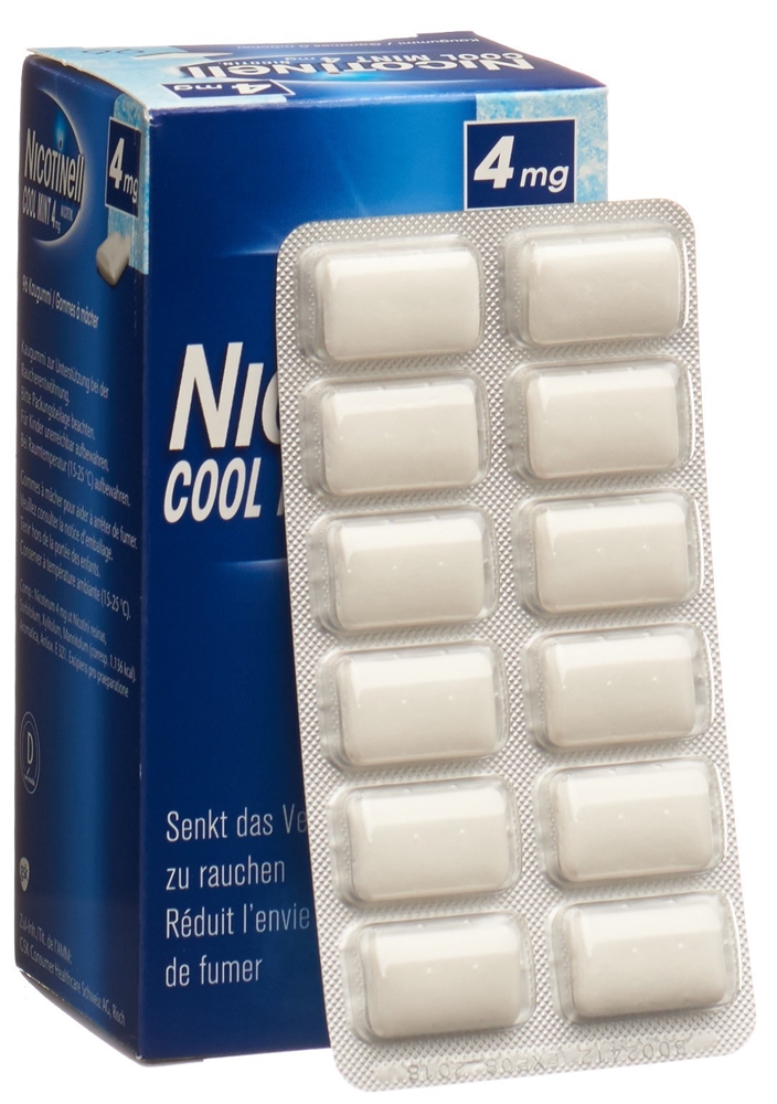 NICOTINELL Gum 4 mg cool mint 96 pce