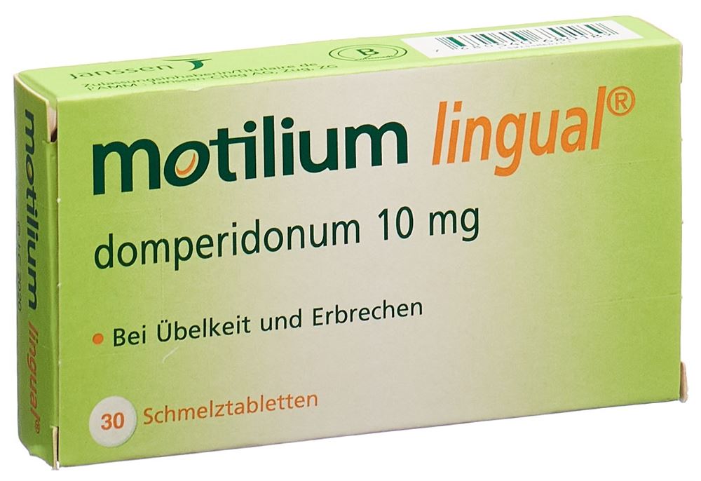 Motilium lingual, Schmelztabletten