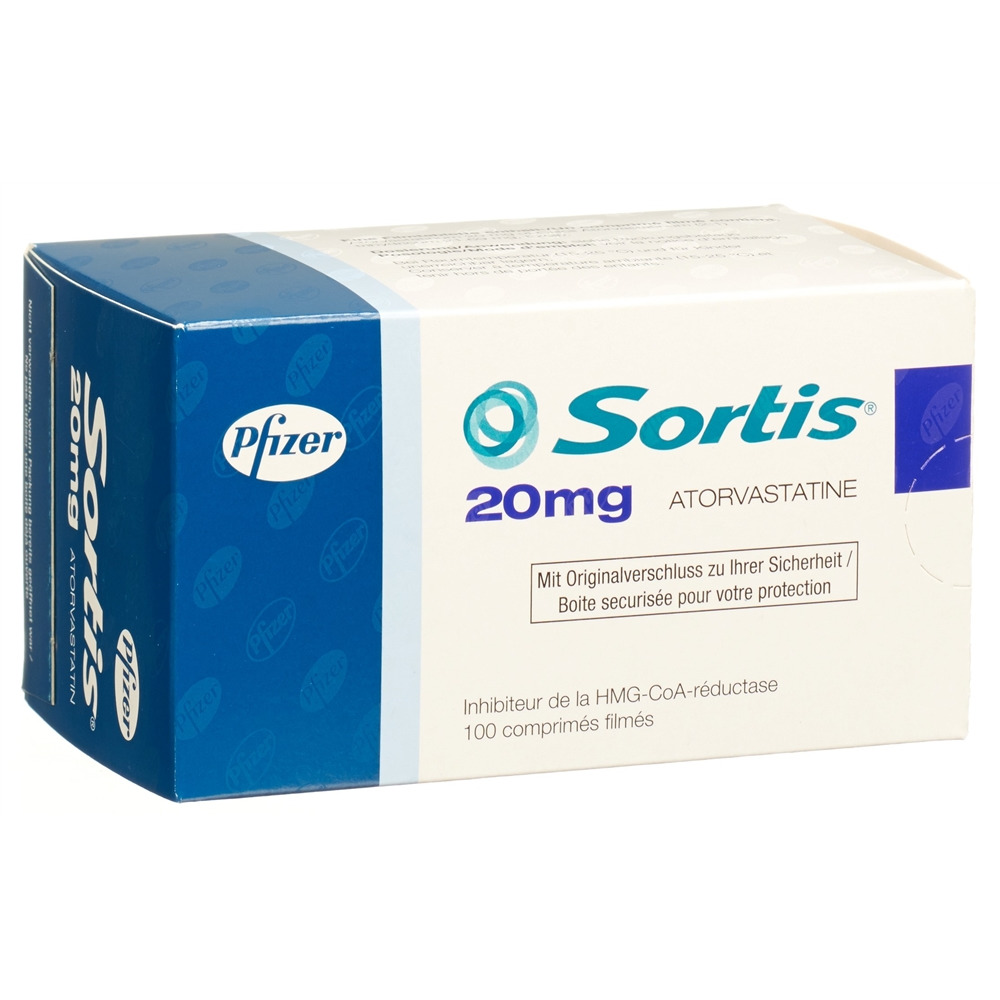 SORTIS cpr pell 20 mg 100 pce