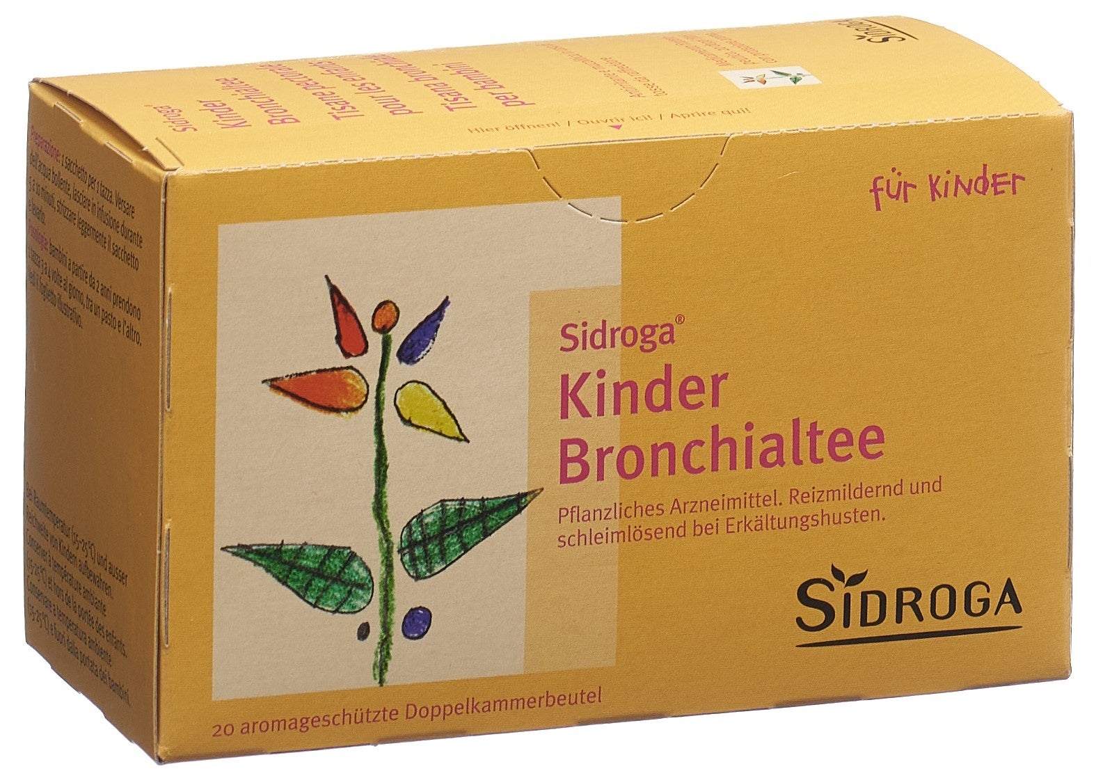 SIDROGA tisane pectorale p enfants 20 sach 1.5 g