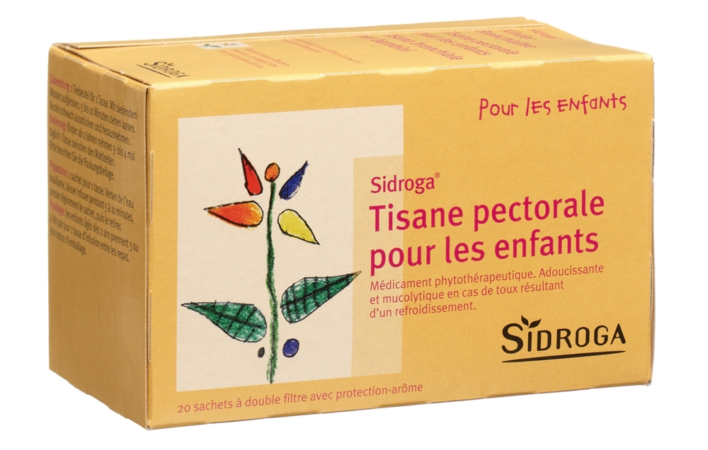 SIDROGA tisane pectorale p enfants 20 sach 1.5 g