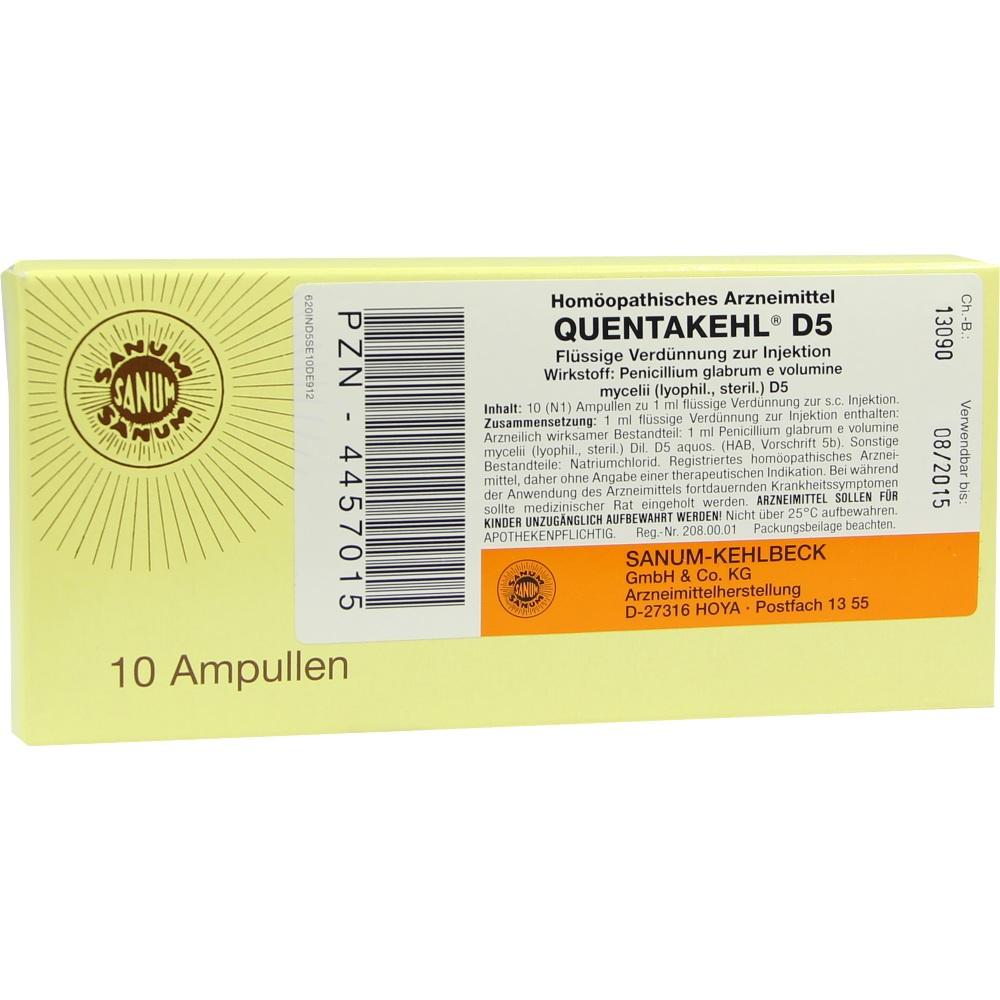 QUENTAKEHL sol inj 5 D 10 amp 1 ml