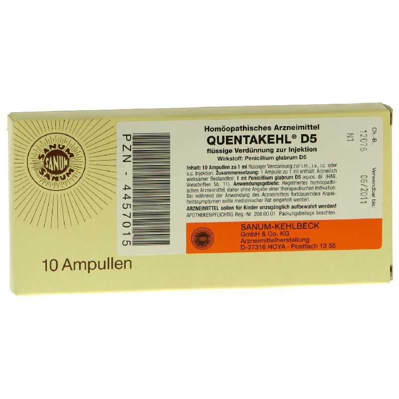 QUENTAKEHL sol inj 5 D 10 amp 1 ml