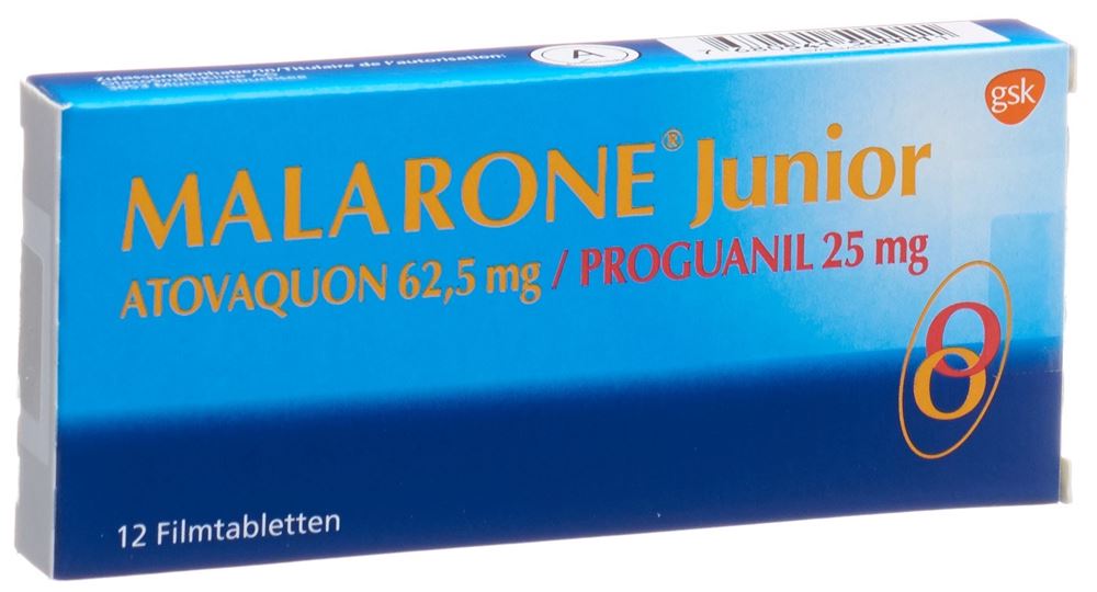Malarone Junior, Filmtabletten