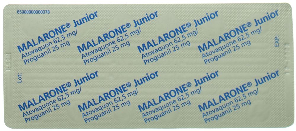 Malarone Junior, Filmtabletten
