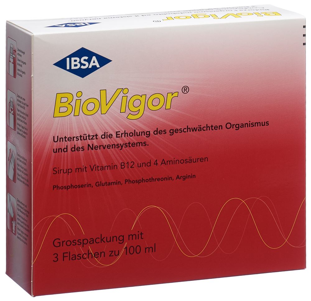 BIOVIGOR sirop 3 fl 100 ml