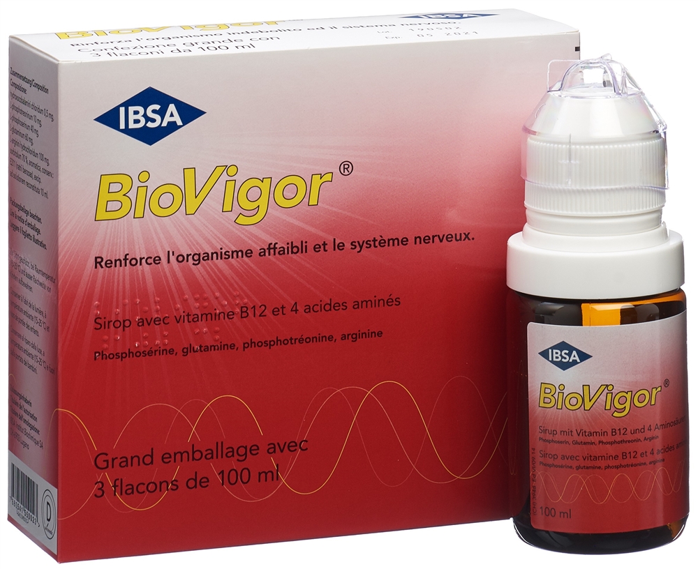 BIOVIGOR sirop 3 fl 100 ml